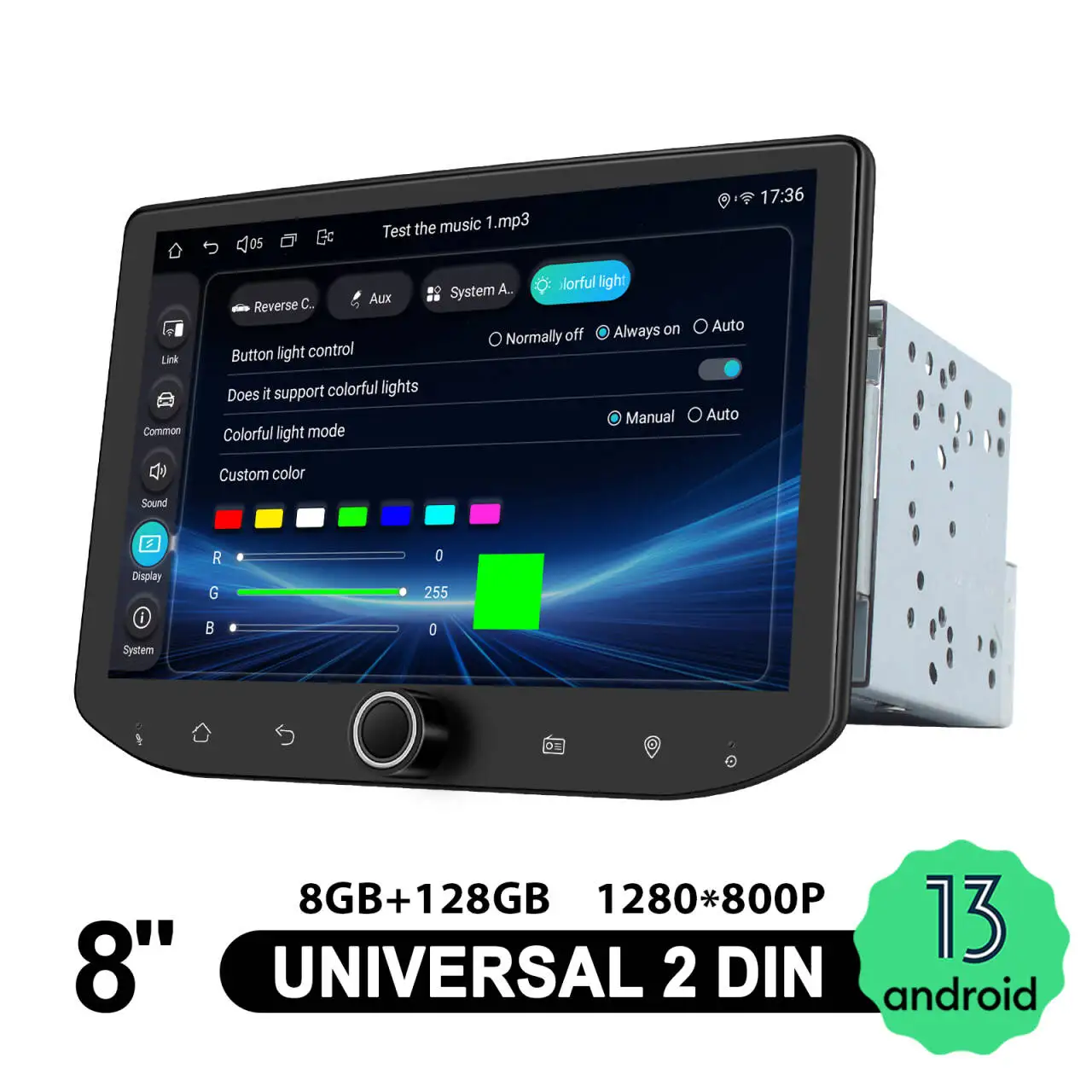 JOYING 8 Inch Autoradio Android Car Radio Stereo Double Din Head Unit Multimedia Video Player With Apple Carplay HDMI Output.