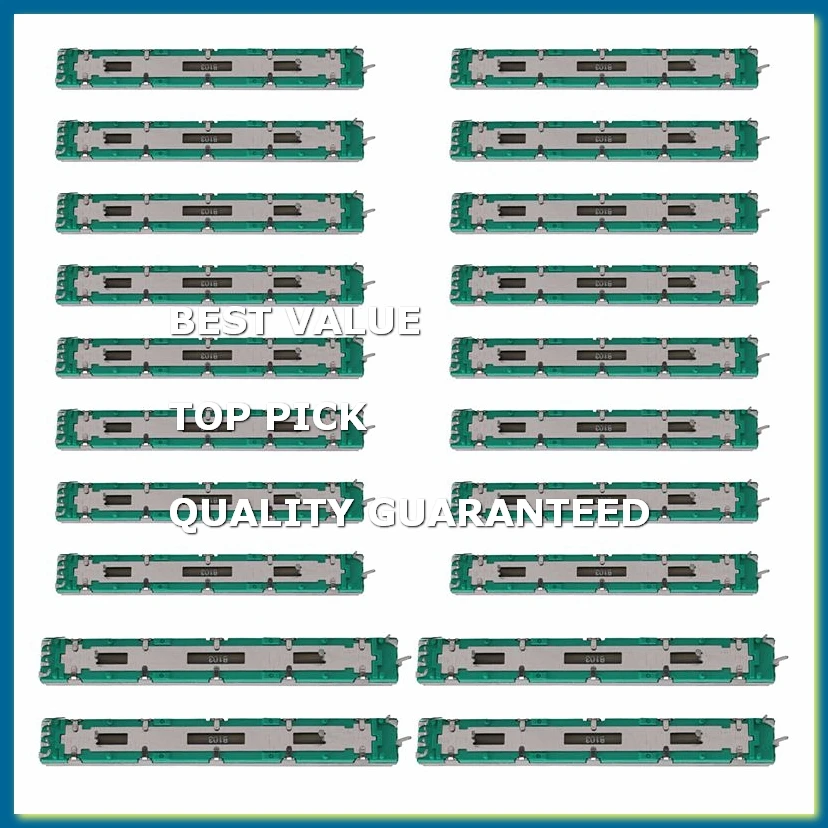 20Pcs 75mm Mixer Fader B10K Double Straight Slide Potentiometer Lot