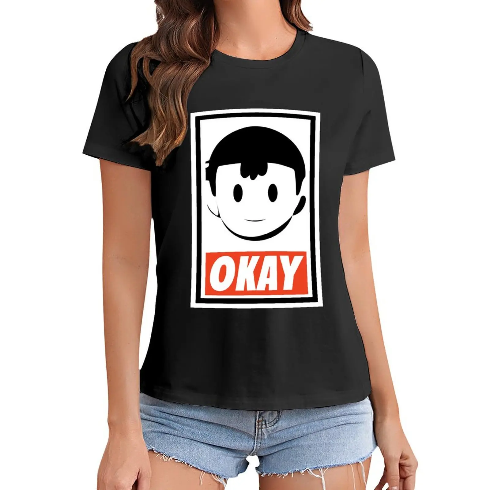 

OKAY T-Shirt Aesthetic clothing kawaii clothes Women's clothing