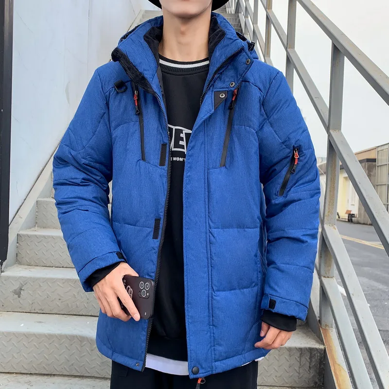 

Skiing Climbing Hunting Hooded Warm Duck Down Coat Winter Thickened Mens Down Jacket Men's Parkas Casual Lightweight Down Jacke