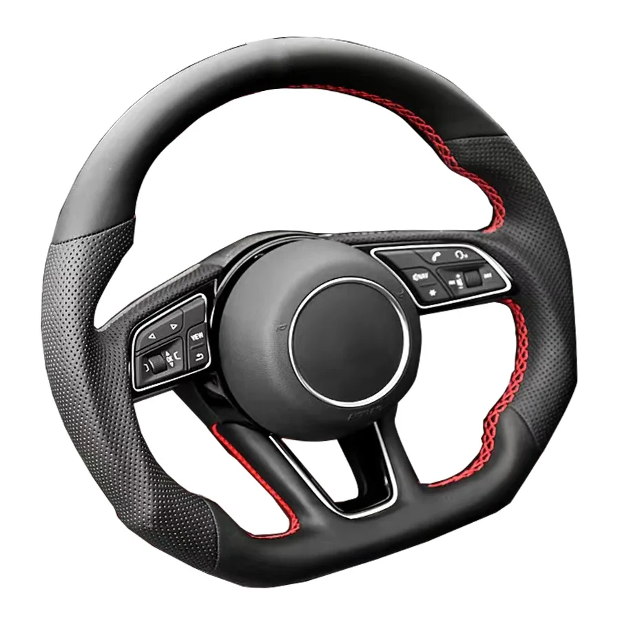 

Specially designed for audis A4L sports steering wheel A5 modification upgrade S3 S4 S5 leather high-end steering wheel