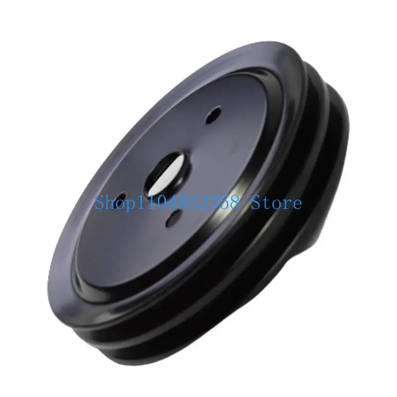 652F Steel Crankshaft Pulley Fit for Small Blocks 2 Grooves SWP Short Water for SBC 262 327 Crank
