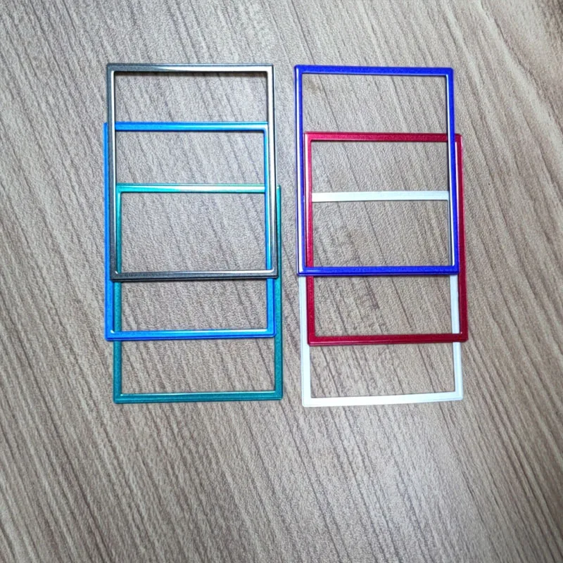 moldura de plástico para console de jogos Nintend 3DS