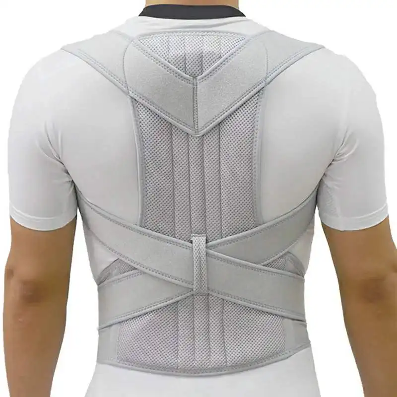 Alloy Bar Posture Correction Belt  Back Brace Spine Corset Shoulder Therapy Support  Orthopedic belt