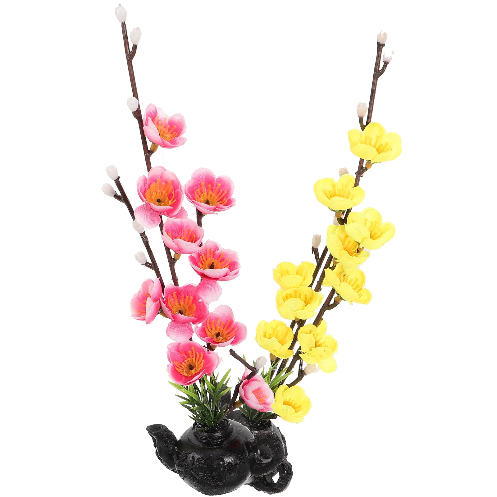 

2 Pcs Decorative Flowers for Sushi Plate Artificial Ornament Sashimi Plate Flower Adornment Fake Flower Decor plate decoration