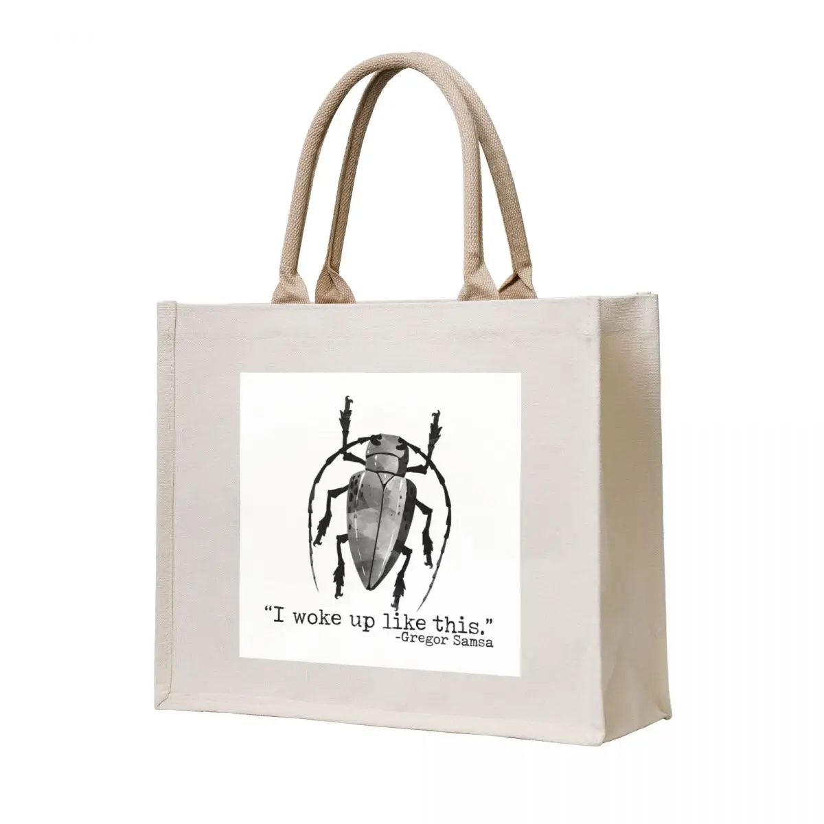 

Funny Kafka Metamorphosis Gregor Bug Woke Up Like This Tote Bag shopping trolley bag Lady bag sacs de shopping