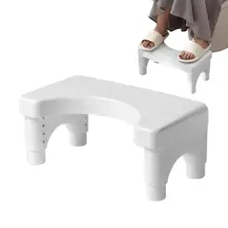 Poop Stool Stable Height Adjustable Step Stools For Toilets Toilet Training Products Step Stools For Children Seniors Patients