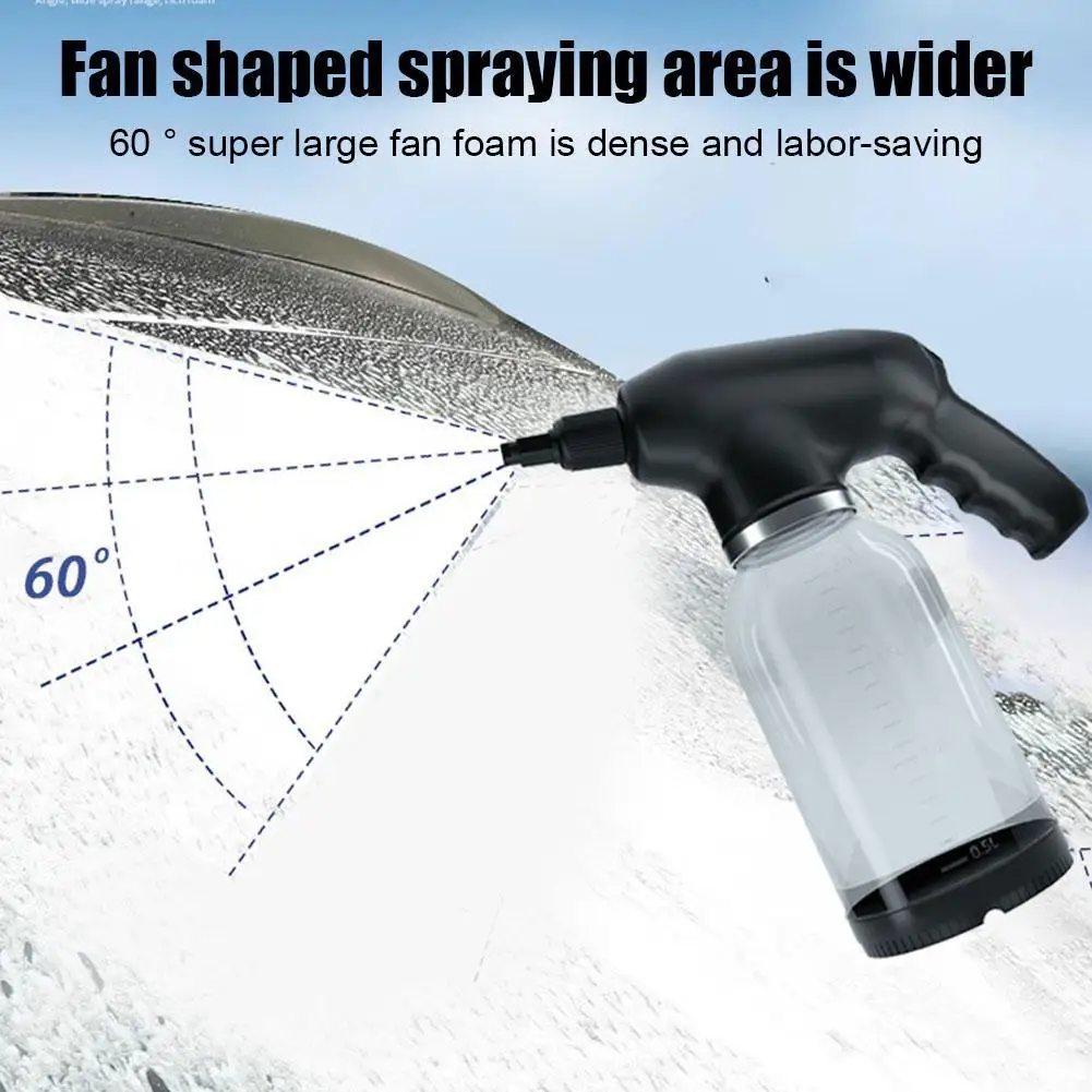 

Car Wash Foam Spray Bottle Household Water Gun High Pressure Machine Special Wash Spray Foam Cleaning Tools Accessories Liq N1O5