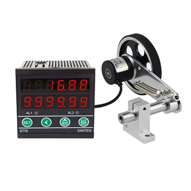 Electronic Digital Meter Counter Encoder Meter Intelligent Automatic Meter Counter Roller Type ST76 High-Precision