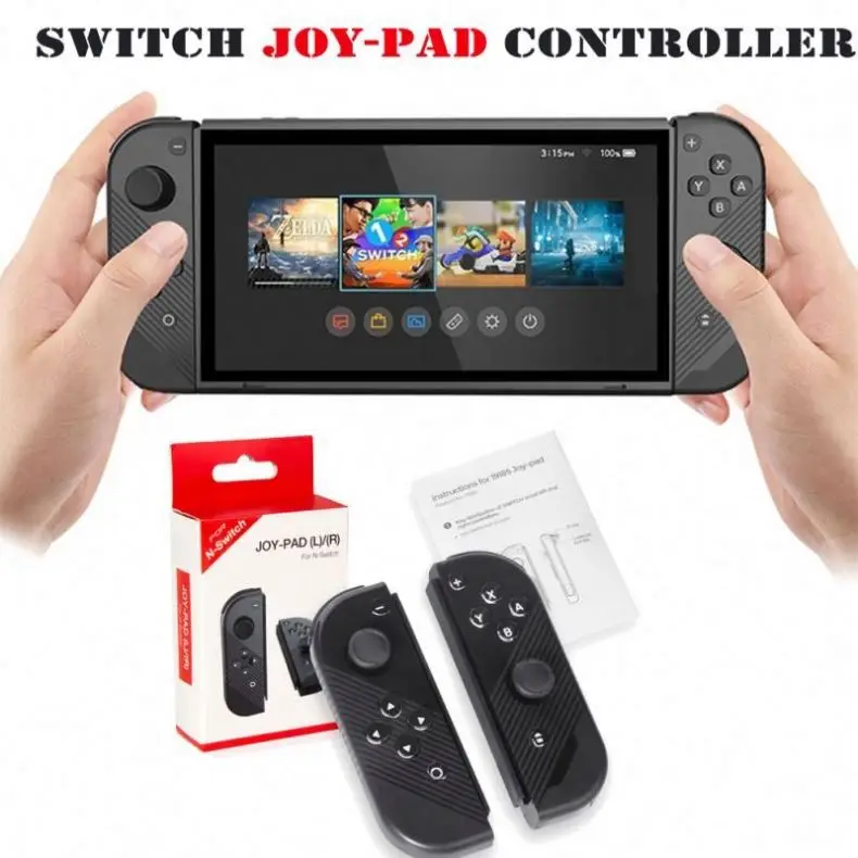 Dobe Tns-19185 Wireless Left And Right Controller For Nintend Switch Crystal Button Gamepad NS