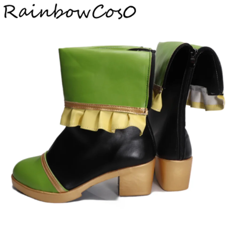 Saegusa Kii Aikatsu! سلسلة أحذية كوسبلاي أحذية لعبة أنيمي حفلة الهالوين RainbowCos0 W5329