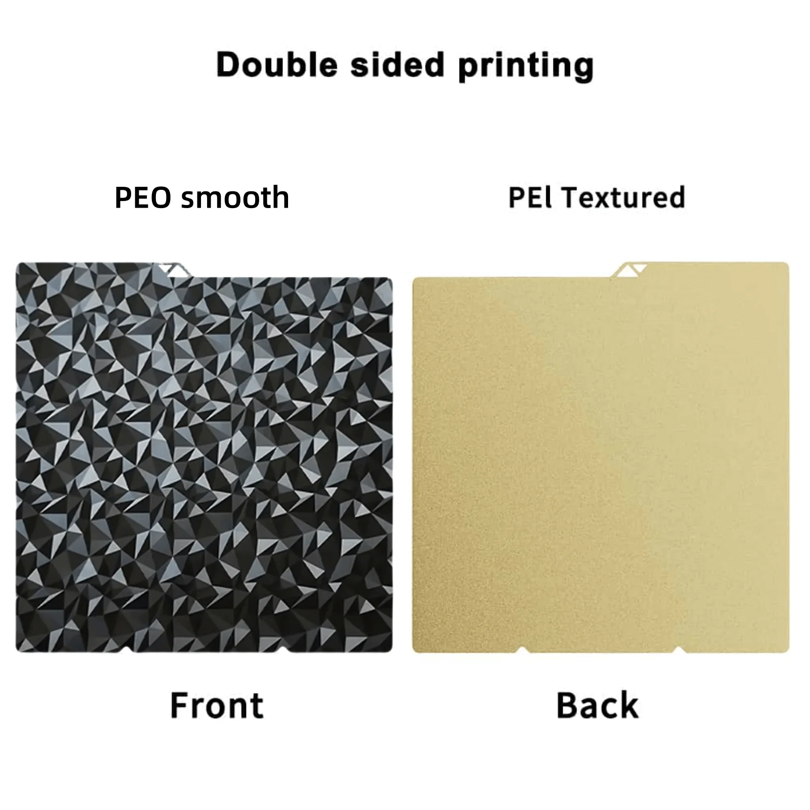 For Anycubic Kobra S1 Plate Pei Sheet 264x276mm Textured Kobra X Combo Build Plate Double Sided PEO PET Kobra S1C build Plate image 3