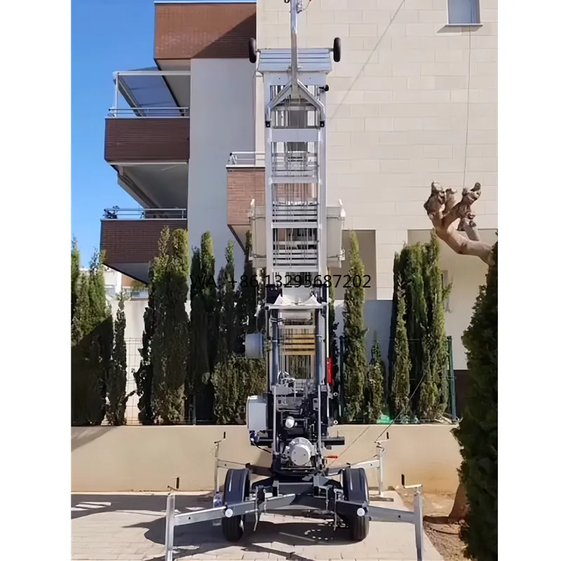 

High Quality 18-26M Alum Lifting Hoist Aerial Work Platform Portable Small Boom Ladder Lift Truck