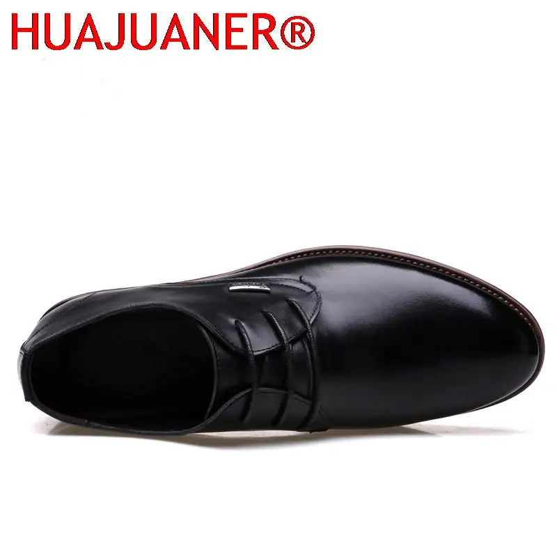 2023 Shoes Men Leather High Quality Men Casual Natural Genuine Leather Oxford Elegant Lace-up Solid Adulto Shoes Evening Dresses