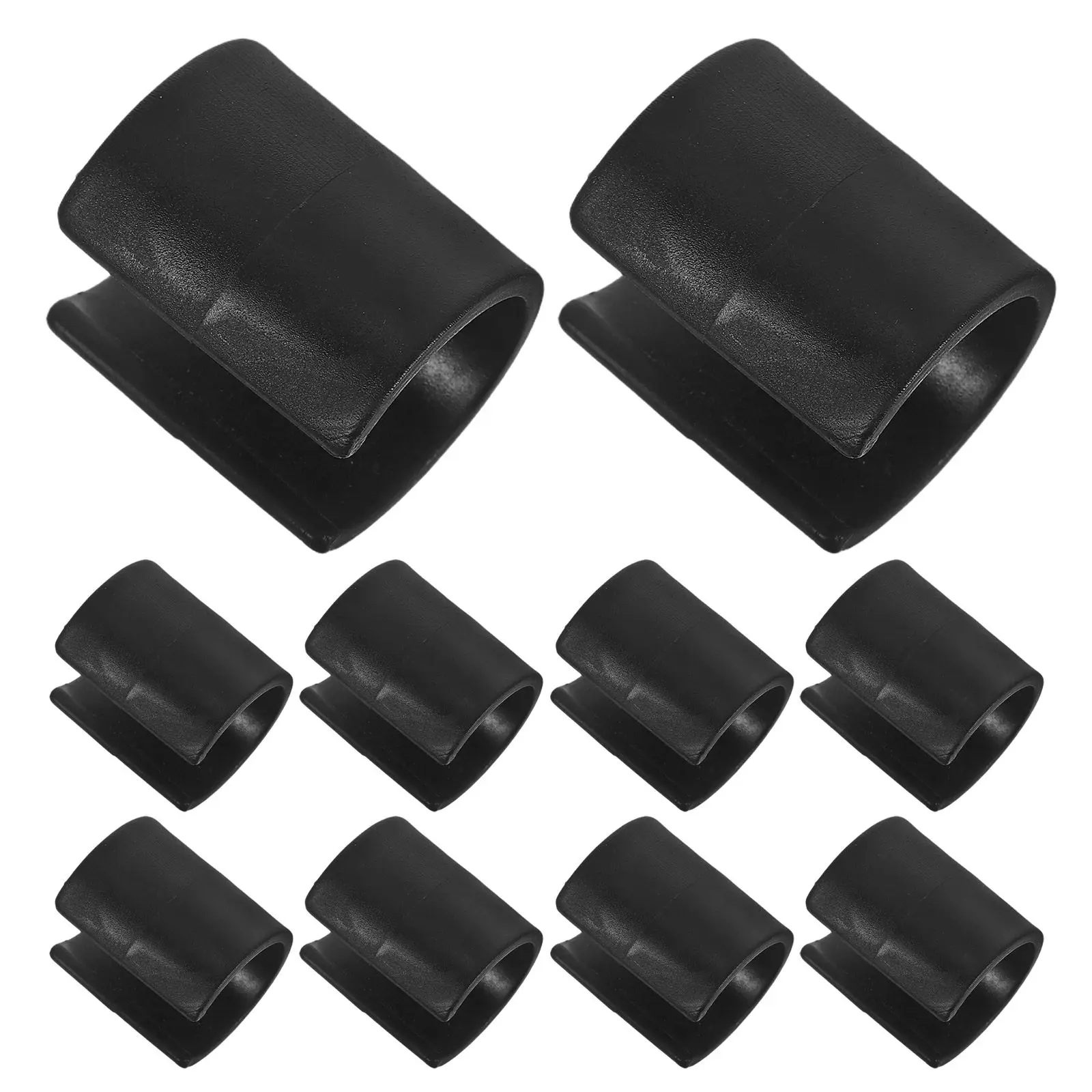 10Pcs Marker Pole Clips Corner Flag Rod Buckles for Soccer Coaching Equipment Easy Attach Detach Sturdy ABS Plastic Training