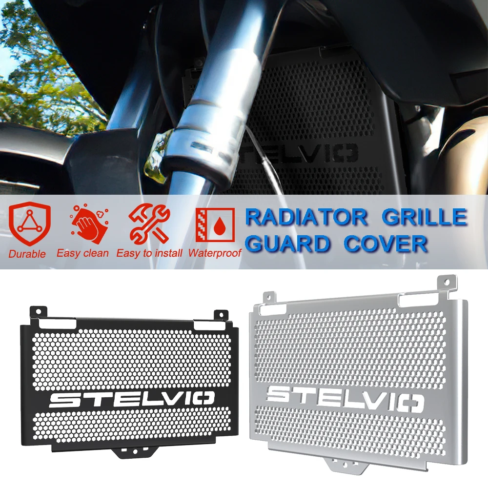 

For Moto Guzzi Stelvio1200 Stelvio 1200 2008 2009 2010 Motorcycle Radiator Guards Grille Grill Guard Cover Protector Accessories