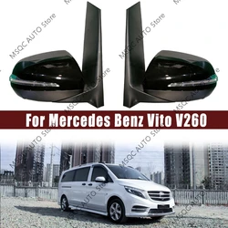 For Mercedes Benz Vito V260 Car Accessories Side Rearview Mirror Assembly Auto Electric Folding Turn Signal Heating No camera