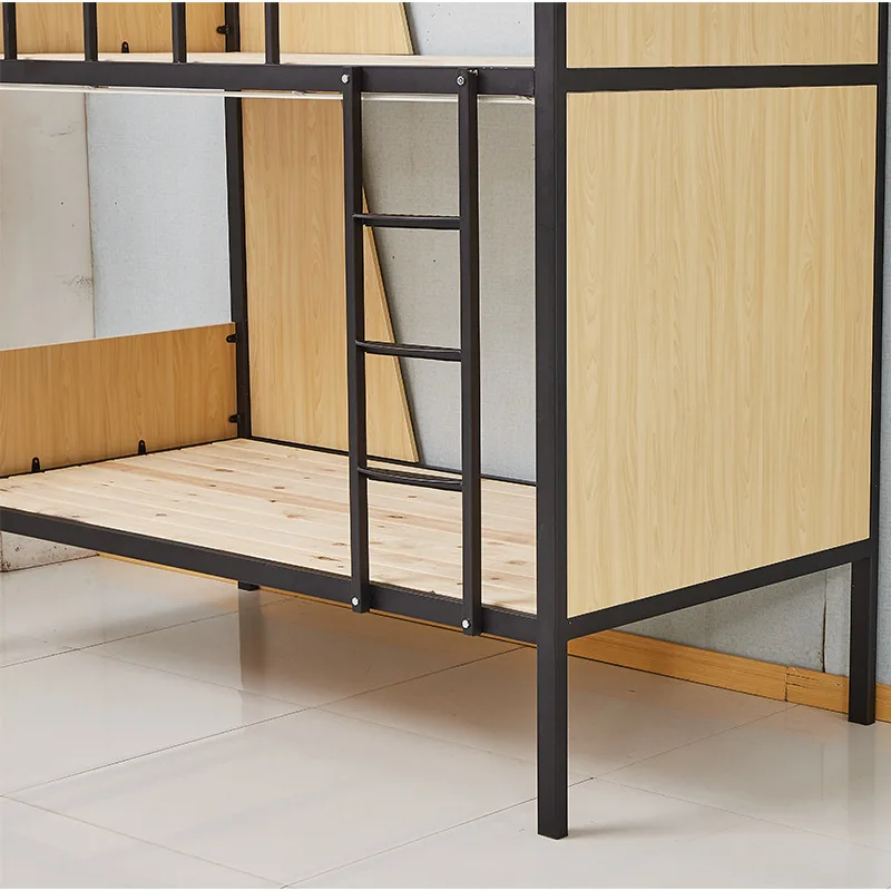 School, students, double bunk, bunk bed, iron frame bed, factory, staff dormitory, steel