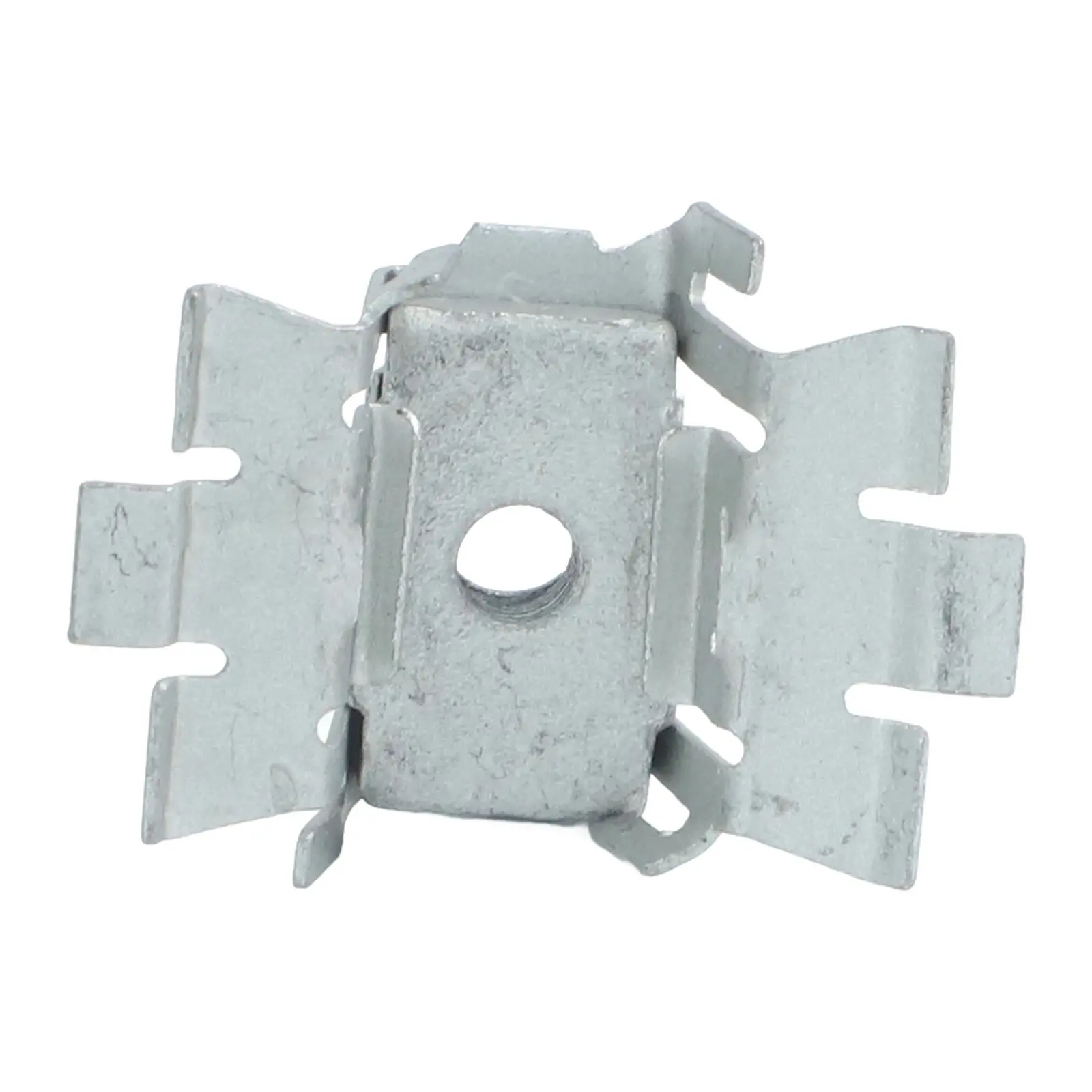 Silver Roof Console Frame Clip Car Accessory Metal Frame Clip Quick Installation OEM Specification Practical Use Silver Color