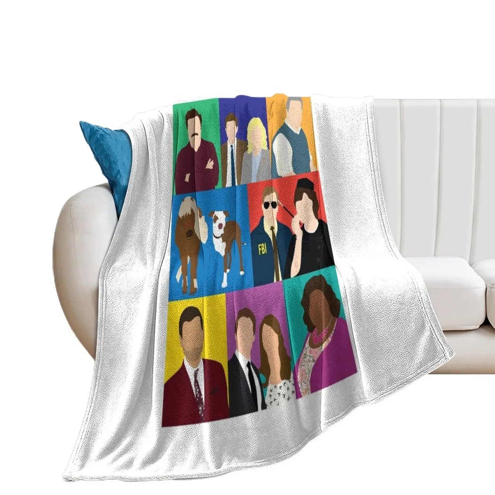 Parks and Rec Throw Blanket Bed covers Travel For Baby Blankets