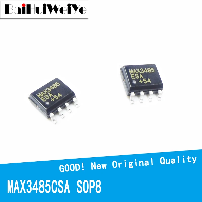 10PCS/LOT MAX3485 MAX3485CSA MAX3485ESA SOP-8 SMD Level Conversion Chip New Good Quality Chipset