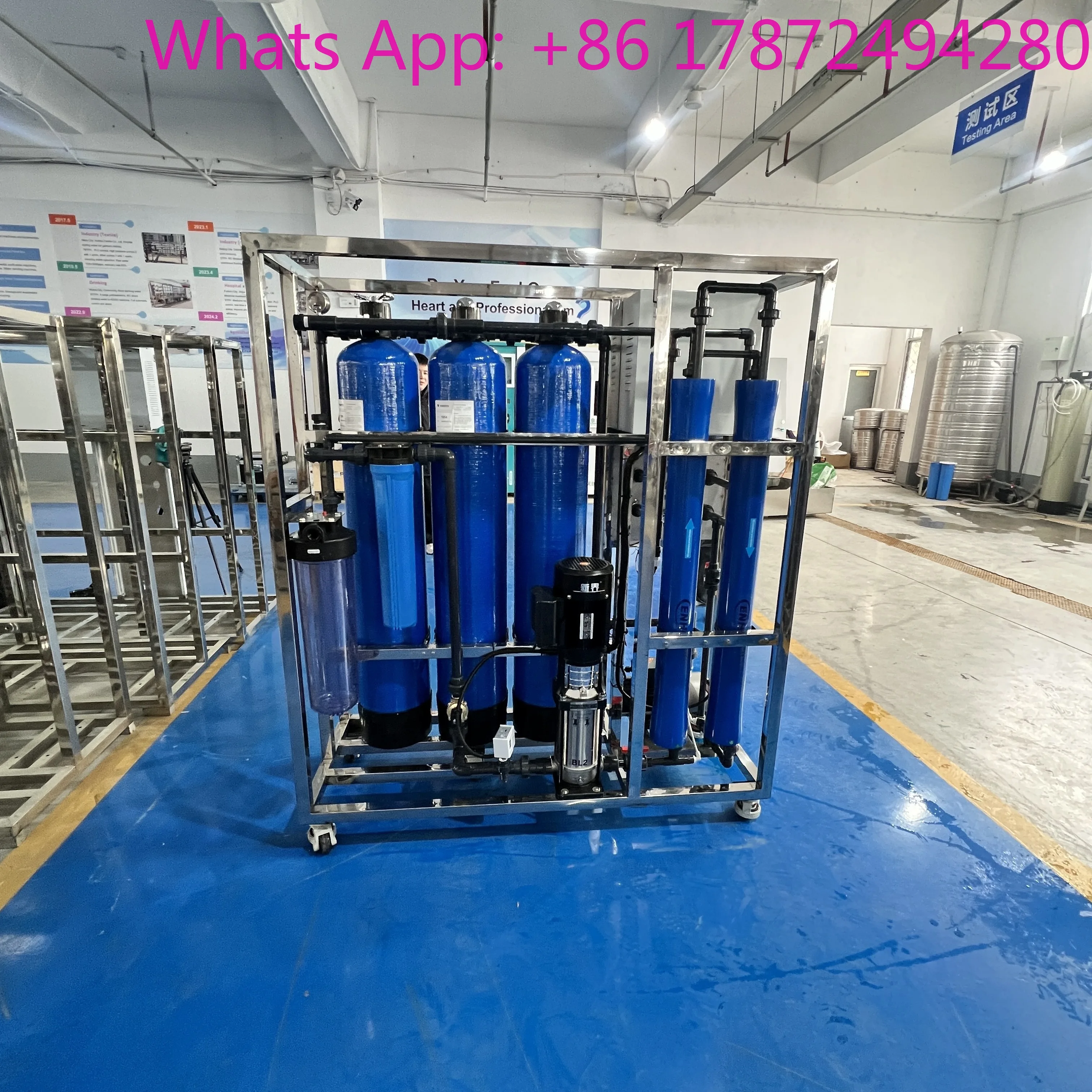 

Мембранный фильтр обратного осмоса для очистки воды Steel Machinery RO GY250-13Y4040-A02, 250 л/ч, с моторным насосом, гарантия 1 год