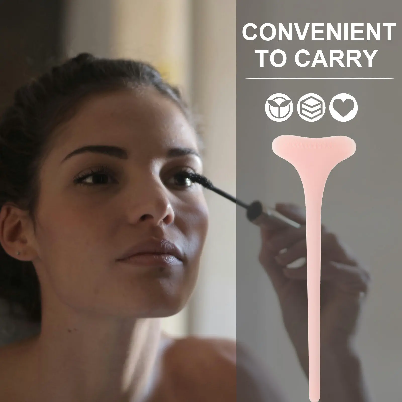 Eyeliner Assistant Eyelash Guard Reusable Makeup Tool for Eyeliner Application Eyelash Curling Eyeshadow Blending on-The-Go view 3