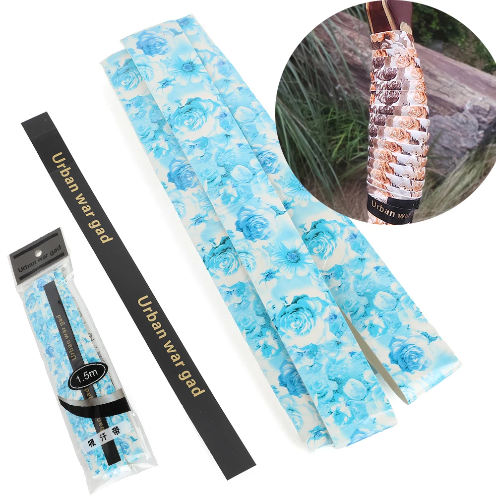 

3pcs Archery Absorb Sweat Band Non-Slip Stretchy Bow Handle Wrap Belt Shock Absorber Beltp Protect Hunting Shooting Accessories