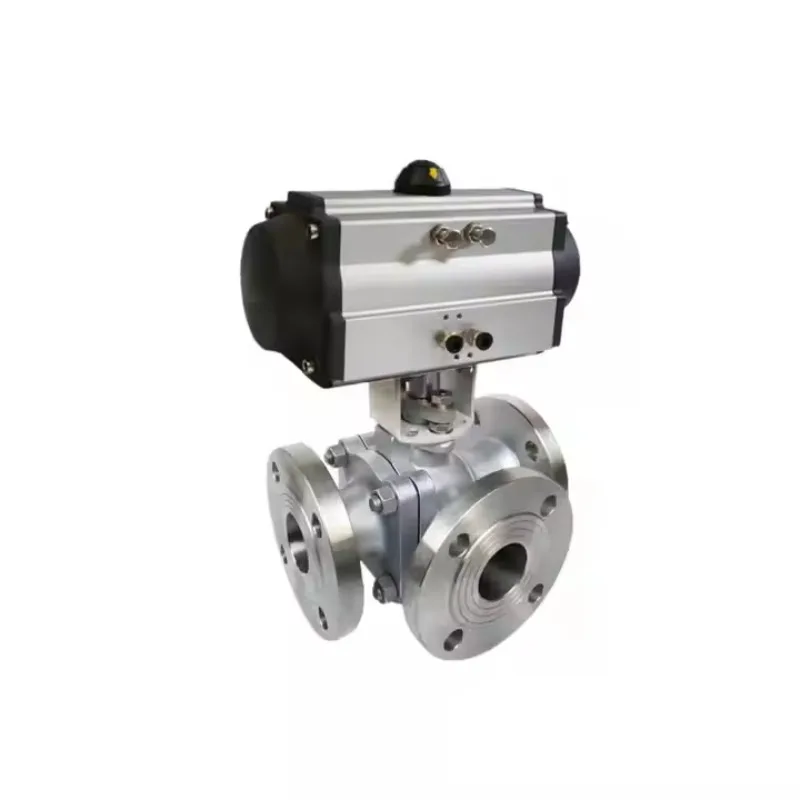 

Factory Pneumatic Actuated 1''-8'' Ball Valve Control Valve Manual Power For Water Oil General Application Plastic Pressure
