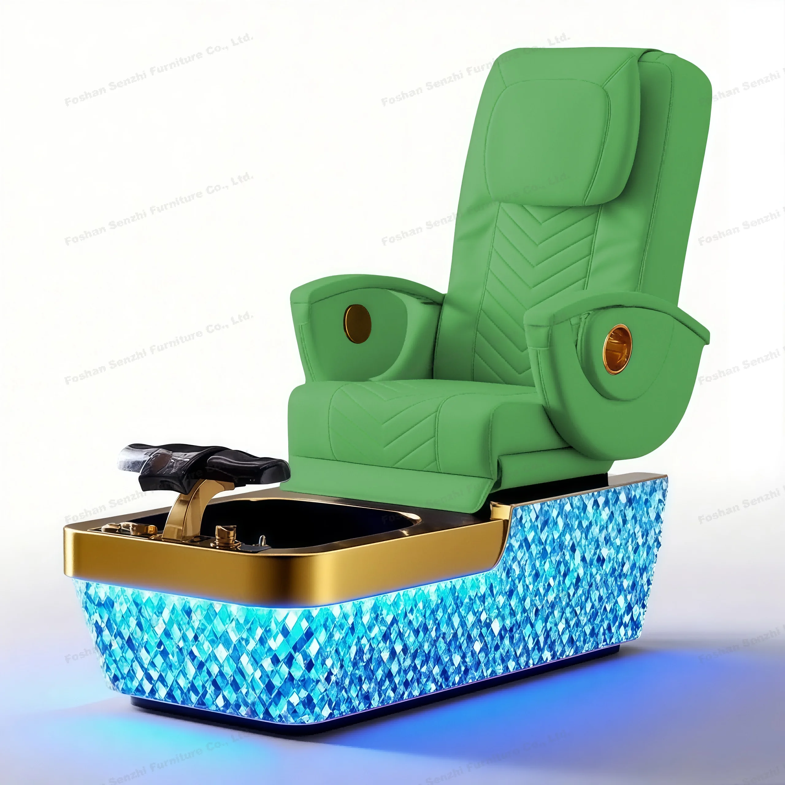 Nouveau Vente chaude entièrement automatique chaise allongée tissu artisanat bain de pieds Spa Massage haut de gamme pédicure chaise