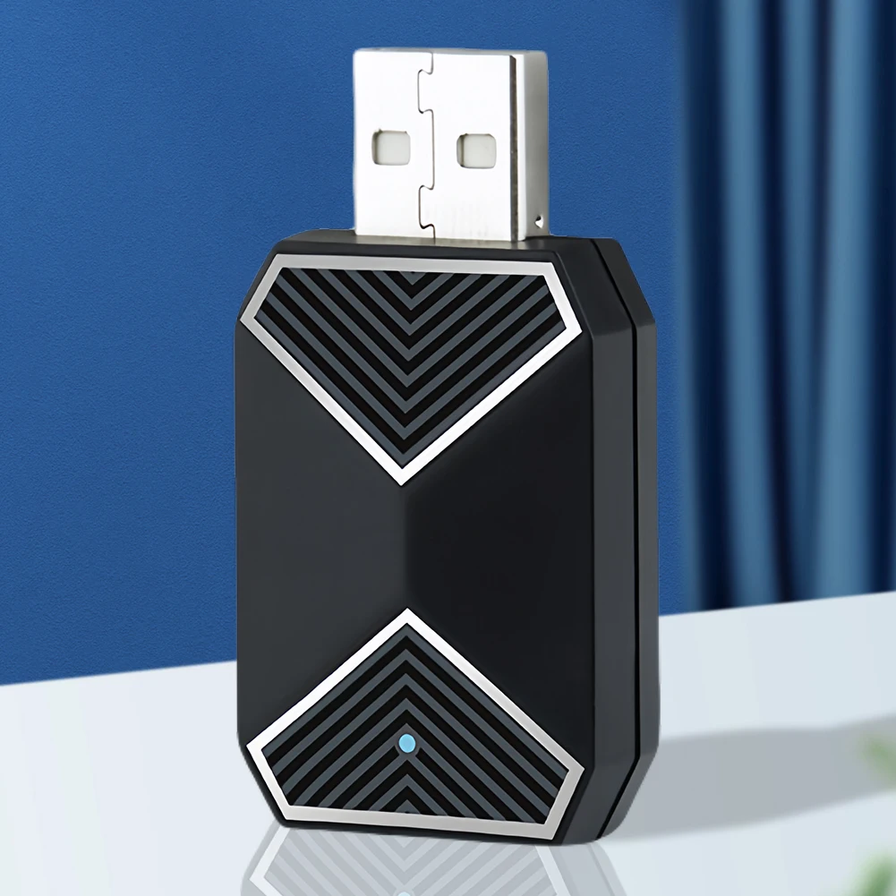 Wireless CarPlay Android Auto Mini Box Dongle BT WiFi Wireless Adapter USB Plug&Play for Factory Wired CarPlay Android Auto Cars