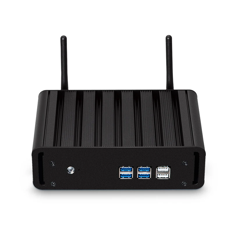BEBEPC Mini PC industriale con supporto Inter Core i3 i5 i7 Computer WiFi Linux con 4xUSB3.0 4xUSB2.0 1xHDMI 1xVGA Win10 Ready