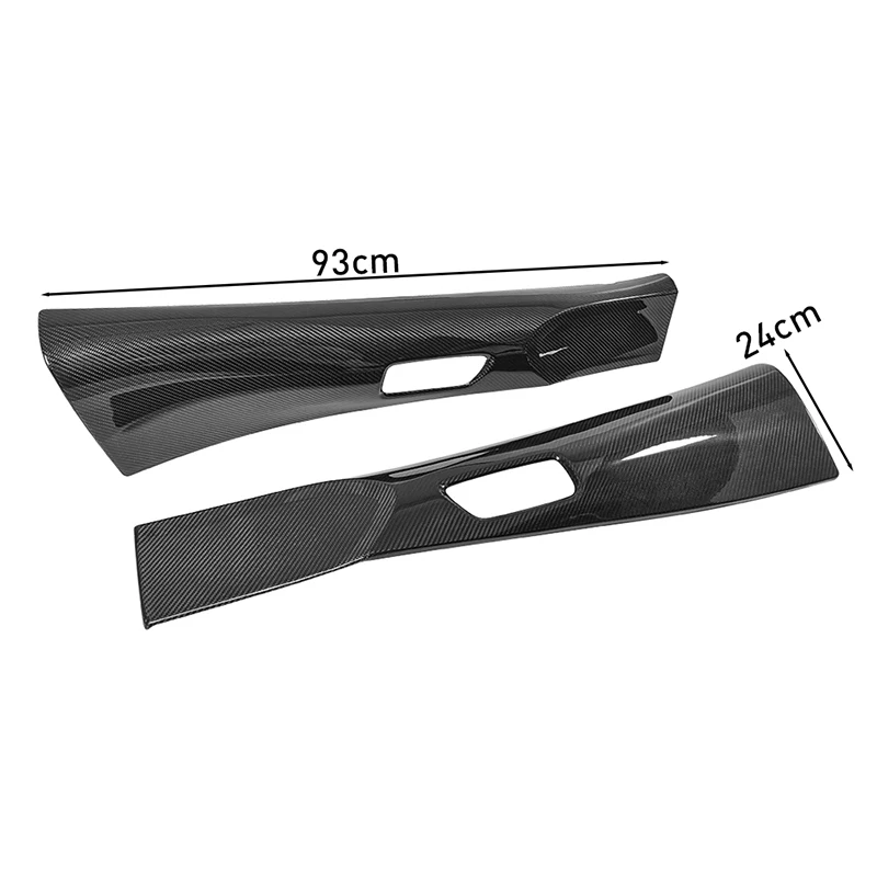 Real Carbon Fiber Car Interior Accessories Front Door Panel Cover Trim For Toyota GR Corolla 2023up