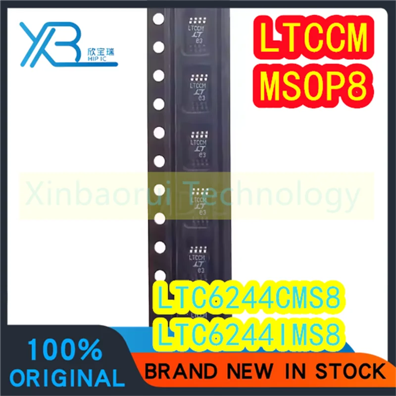 (1/20 piezas) LTC6244CMS8 LTC6244IMS8 LTC6244 identificación de piezas LTCCM MSOP8 amplificador de precisión IC 100% nuevo en stock