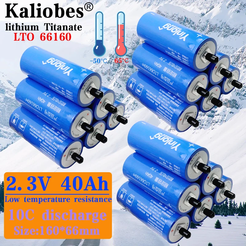 

1-36 шт. Yinlong оригинальный 2,3 В 40 Ач 66160 литий-титанатный аккумулятор 10c DIY 12 В 24 В 48 В rv солнечный динамик автомобильный аккумулятор для зарядки