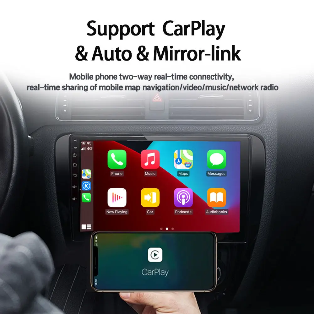 10 Inch 2 Din Car Android Touch Screen GPS Stereo Radio Navigation System USB CD Player TV Auto Electronics Video for Player