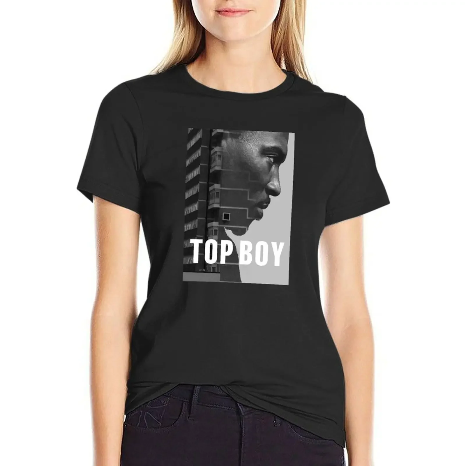 

TOP BOY T-shirt summer clothes shirts graphic tees Short sleeve tee Womens graphic t shirts