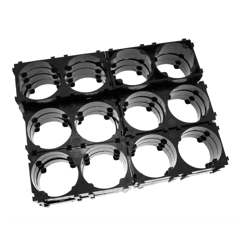 

20Pcs Lithium Battery 32650 Battery Holder Bracket Battery Safety Shockproof ABS Plastic Bracket 32.4Mm Hole Diameter