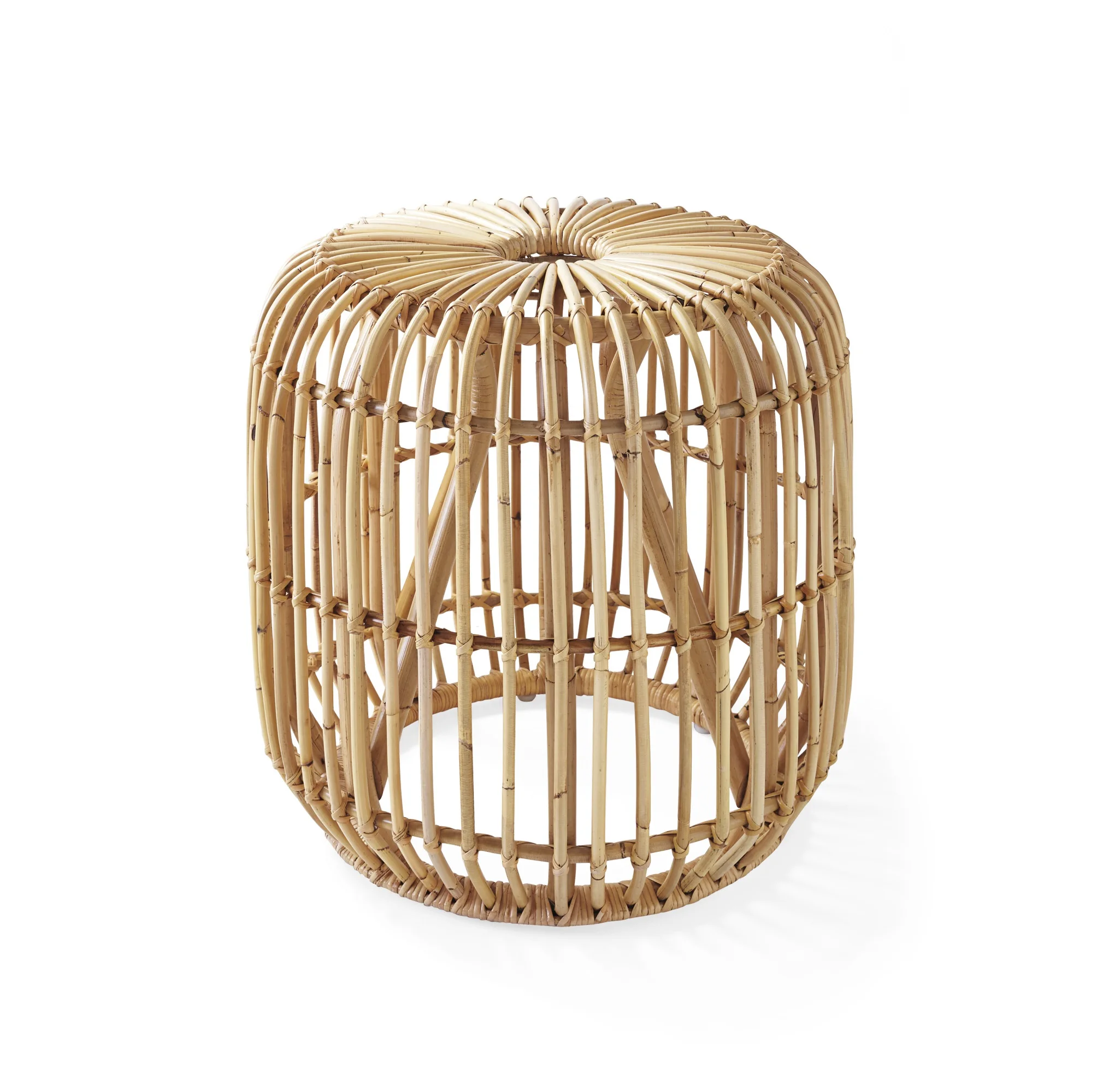 Handmade Rattan Stool Ottoman Durable For Home Coffee Shop - Craft Rattan Bamboo Stool Best Price 99 Gold Data