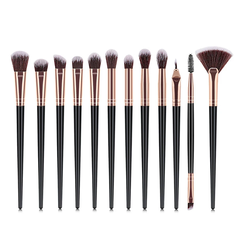 5/10/12PCS Mini Makeup Brushes Pro Brush Set Powder EyeShadow Blending Eyeliner Eyelash Eyebrow Make up Beauty Cosmestic Brushes