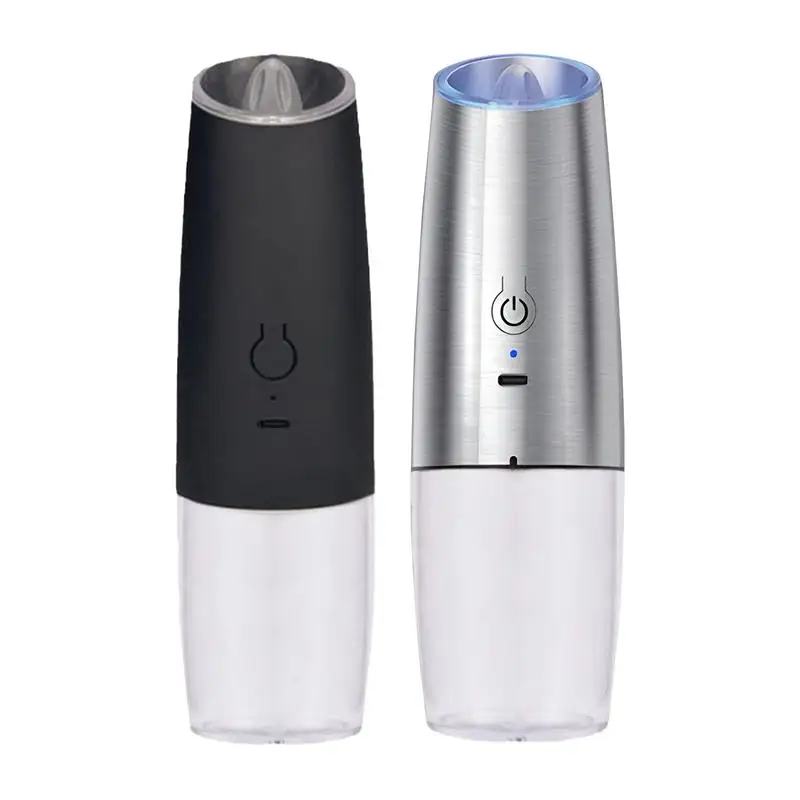 

Electric Automatic Mill Pepper Salt Grinder With LED Light Adjustable Coarseness Kitchen Tool