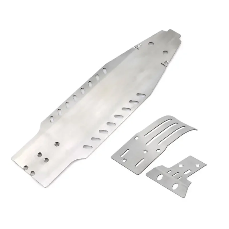 Stainless Steel Chassis Armor Skid Plate Axle Protector for Tamiya BBX BB01 Tamiya BB-01 1/10 RC Car Upgrade Parts Accessories