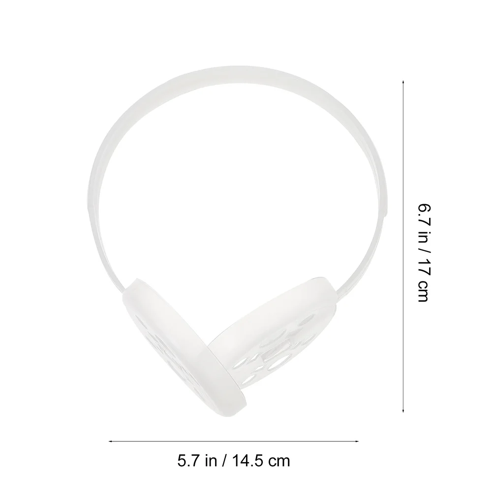 3 Pcs Earmuff DIY Warm Frame Fluffy Headphone Holder Controller Making Supplies Rack for Plastic