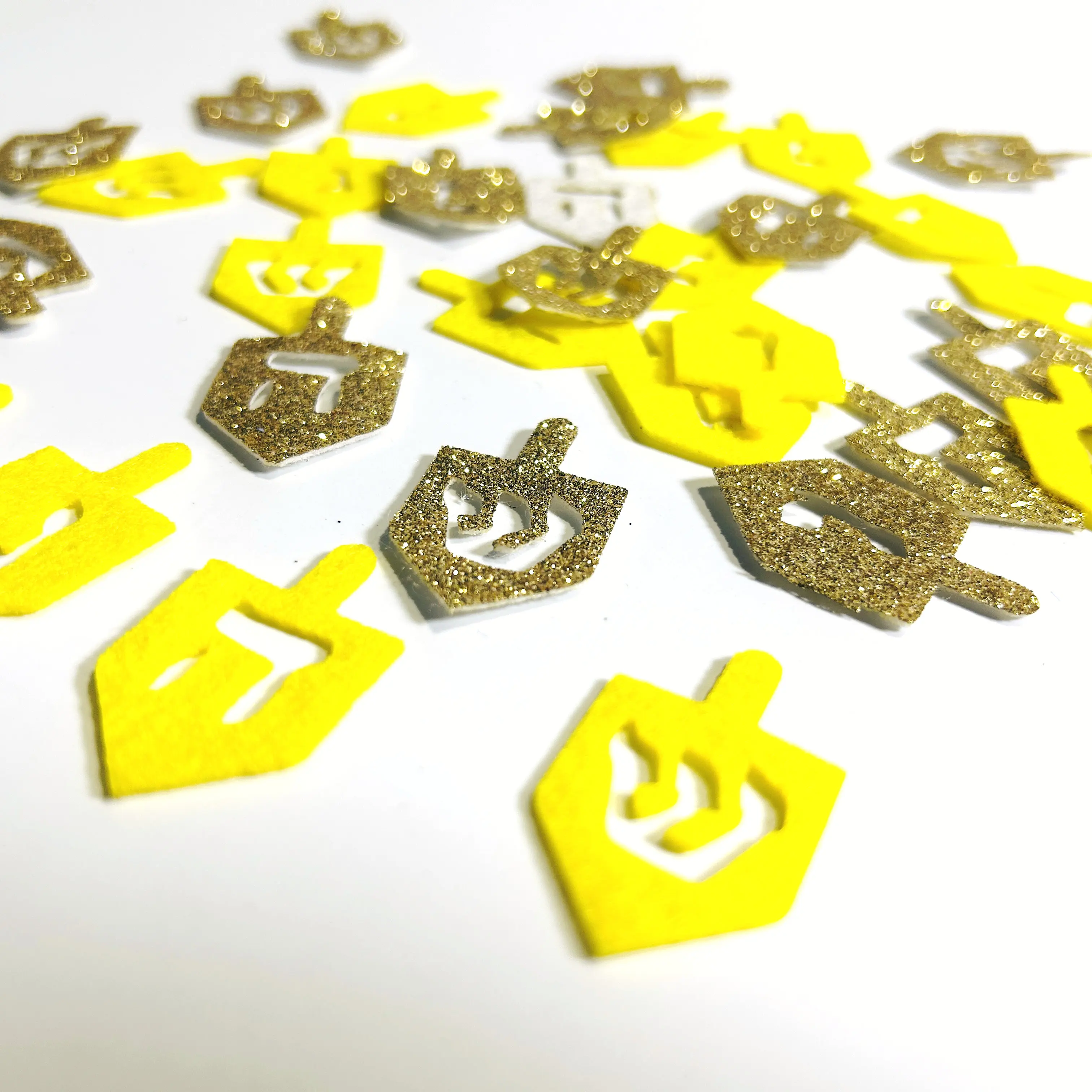 Glitter Star Of David Fanci Felt material Confetti, Chanukah, Hanukkah decorations,Jewish holiday decor, Hanukkah party