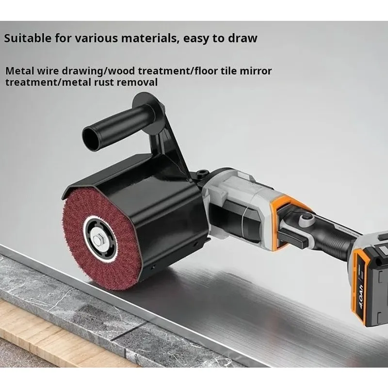 Stainless steel metal drawing machine, grinding and polishing, small handheld polishing machine, durable and firm