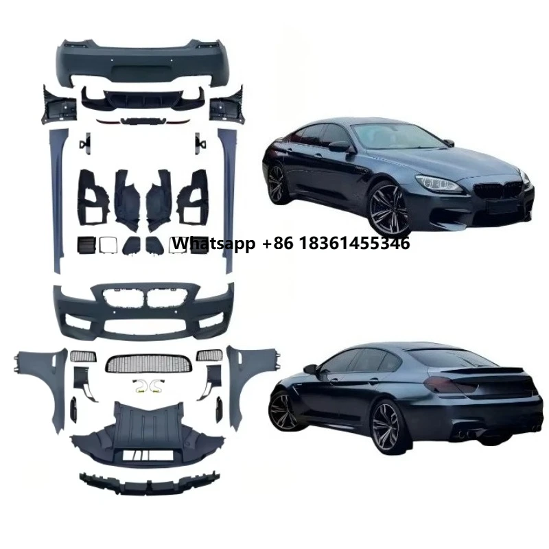 

for 6 Series F12/F13/F06 M6 Body Kit Customization Upgrade Options Available Two-Door/Four-Door Models Bolt-On Bumper