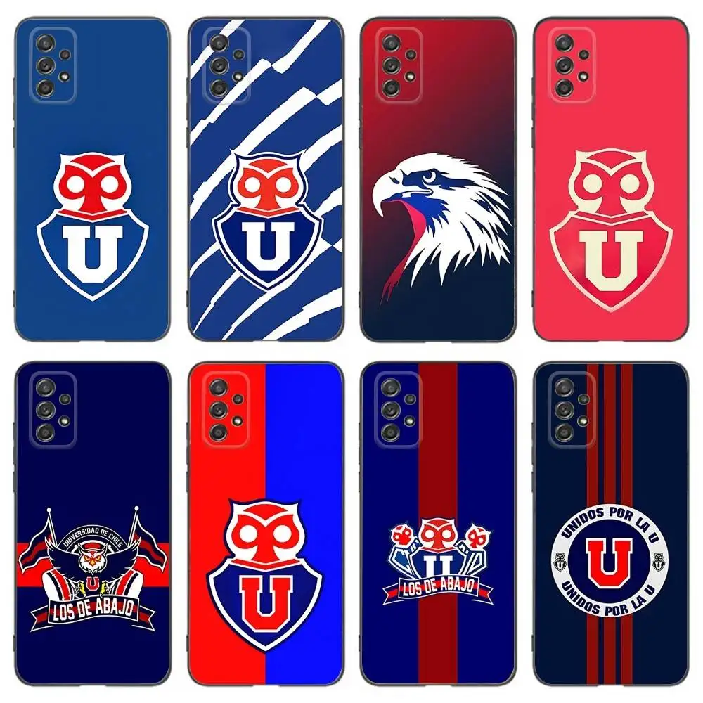 

Phone Case For Samsung Galaxy A 91,80,73,72,53,52,51,22,5G,Plus,J,Note Soft Chile U-University Logo Black Cover