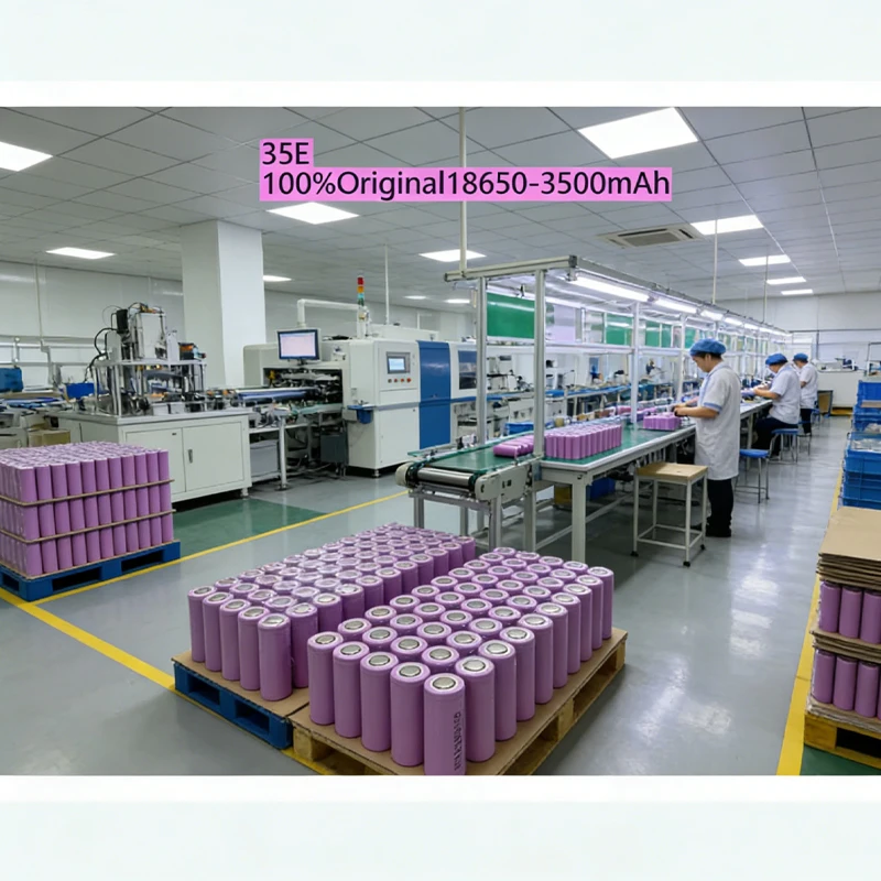 

Original 35E 20A Discharge Rechargeable Battery 3500mAh INR18650 35E 1-20pcs For Flashlight batteries 3.7V Li-Ion Battery