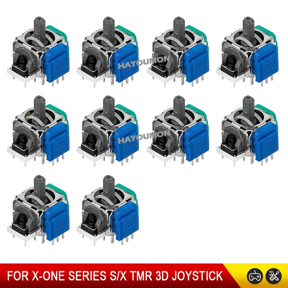 2/10 Stück K-Silver TMR Elektromagnetischer Joystick für PS4 PS5 Xbox Series S X Controller Modul Magnetischer Sensor 3D Analog-Stick