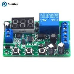 Gelijkstroom Detectiemodule Relais Digitaal Display Overstroom Alarm Schakelaar Motor Stall Bescherming 5V 12V 7-30V